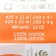 Yarn "Natural Cotton" 100% cotton 425m/100g (01-white)