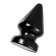Anal plug Toyfa Popo Pleasure Draco β, cone, PVC, 115x210 mm, black color