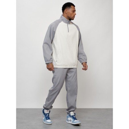 Male tracksuit, size 56, gray color-2