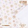 Glossy packaging paper "Golden in gold", 70 x 100 cm