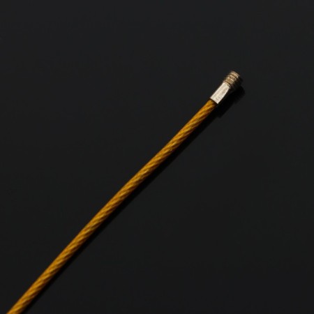 TORSO keychain, steel cable, 20 cm, yellow-4