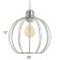 Bayerlux lamp "Batista" 3x40W E27 chrome 37x37x90cm