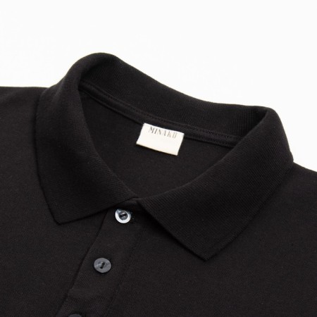 T-shirt (Polo) Male Minaku Regular Fit: Black Color, Rr. 52-7