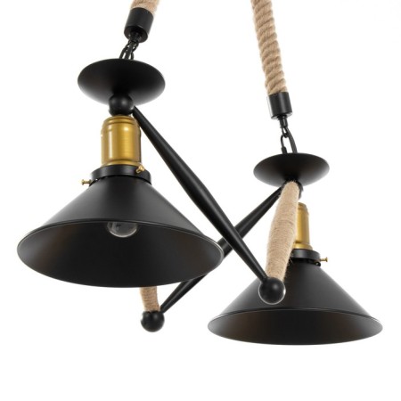 Maidi chandelier 2he27 Black 55x22x61cm Bayerlux-1