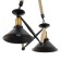 Maidi chandelier 2he27 Black 55x22x61cm Bayerlux