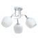 Ava chandelier 3he27 40W Belo-chromium 50x50x27 cm Bayerlux
