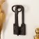 Door hammer of cast iron "straight key" 13x5.5x3 cm