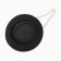Women's hat with beads minku Black color, rr 56-58
