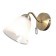 Bra Gerhort G11093/1wab WT, 1x40W, E27, 17x13.5x24 cm, bronze color