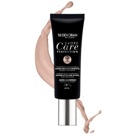 Tonal Cream-Current Deborah 24 Ore Care Perfection Extreme, tone 01 Snow White, 30 ml