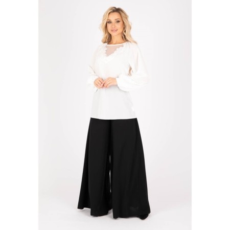 Female blouse, size 46, white color-11