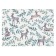 New Year's napkin on the table "Happy New Year!" 40x29 cm