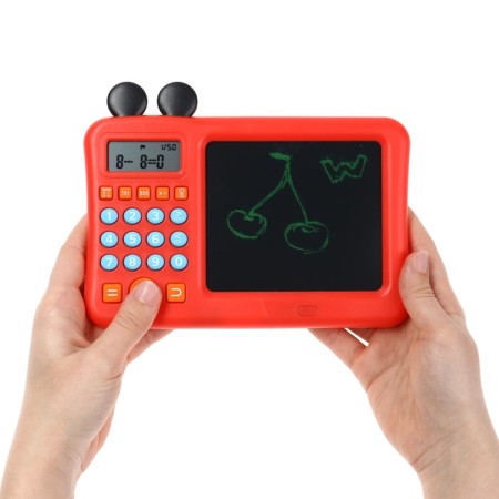 Interactive Calculator Children's Windigo, to study the score + graphic tablet, red-3