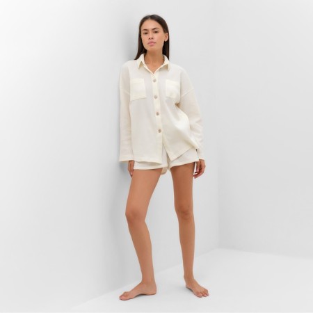 Female set (shirt, shorts) KAFTAN BASIC Line, p. 44, milk-4