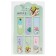 A set of magnetic bookmark for books Calligrata 6 pieces, "Plants", mix
