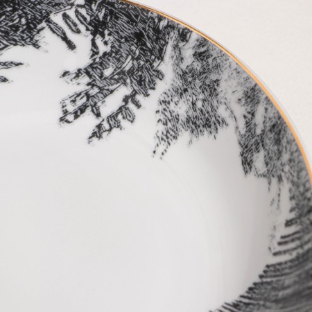 Pisage plate, d = 24 cm, porcelain-2