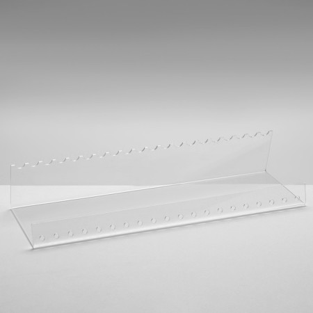 Horizontal stand for the handles for 20 pcs., 31.5x11x6 cm, 2 mm outflow in a protective film-1