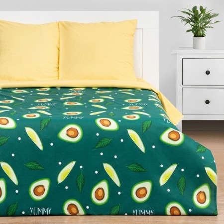 Bed linen Ethel 2 joint venture Avocado 175x215 cm, 200x220 cm, 70x70 cm - 2 pcs-2