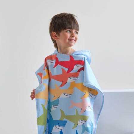 POPE-POPE CHILDREN TRANSTRY I "Sharks" 60x120 cm, 50% HL, 50% PE-2