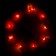 Hawaiian necklace light, 3 backlight modes, red color
