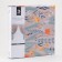 A set of curtains for the kitchen with sequences of Etel MEOW 145x180cm-2 pcs., 100% p/e