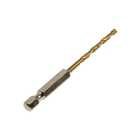 Tundra metal drill, HSS-tin, hexagonal shank, 3 x 46 mm-2