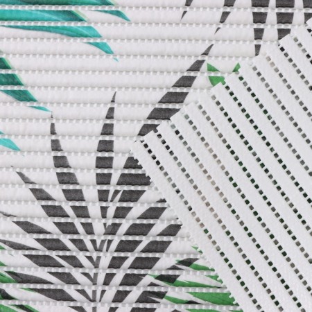 Palm branch rug for the house, 40 × 65 cm, green color-3