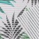 Palm branch rug for the house, 40 × 65 cm, green color