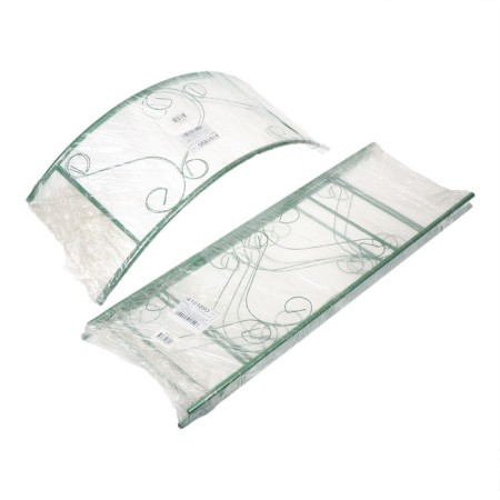 Sadovaya arch, collapsible, 240 × 120 × 36 cm, metal, green, "bindter"-2
