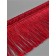 Braid "fringe", 7 cm, 12 ± 1 m, wide, burgundy color