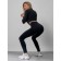 Sports suit female, size 44, black color