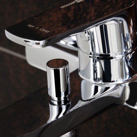 Wasserkraft dill 6101 bath mixer, single -leaf, watering can, pour length 147 mm, chrome-2