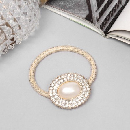 Hair elastic band "Keyly" oval, 5 cm-1