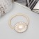 Hair elastic band "Keyly" oval, 5 cm