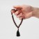 Parsing wooden "Orthodox" 31 beads with a black brush, brown color