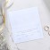 Wedding invitation with El-volume "Invitation to our wedding", 13 x 7 cm