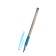 Ballic handle 0.7 mm, blue rod, white body with a rubber holder and cap, mix