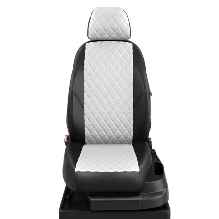 Auto-Chekhls for Great Wall Hover since 2005-2010, jeep, perforation, eco-leather, white color, black