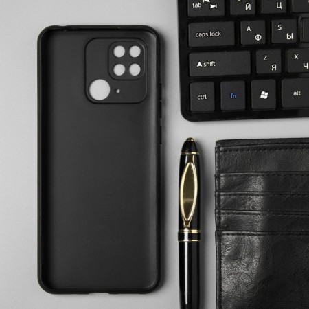 BORASCO case matte for Xiaomi Redmi 10c, black-2