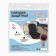Protective cape Siger Safe-5M Light, under a children's car seat with a high back, size M