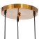 Lamp Bayerlux 59813/3 E27 40W bronze 40x40x24-124 cm