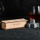 Woods for whiskey in a wooden box with a lid "Nonth holiday", 4 pcs