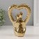 Souvenir Ceramics "Abstraction. In love with heart" gold 13x7x18.5 cm