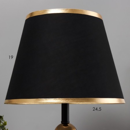 Ansi table lamp E27 40W black and gold 23x23x40 cm-2