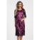Female dress, size 42, black color, pink