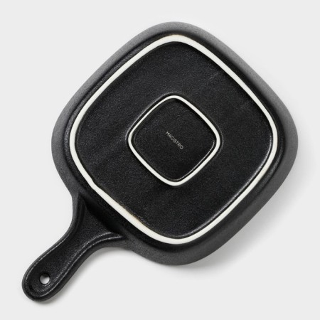Ceramic dish for the supply of Magistro Carbon, 28 × 19 × 4 cm, black color-7