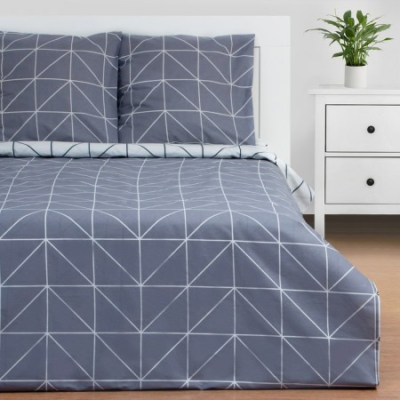 Bedding Ethel euro "Grey Haze" 200*217 cm, 220*240 cm, 70*70 cm - 2 pcs, calico 125 g/m2-2