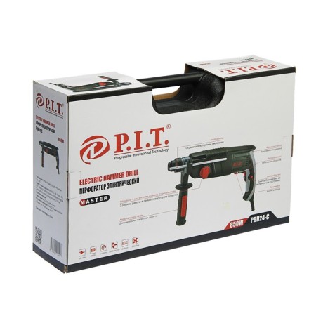 Perforator P.I.T. PBH24-C Master, 850 W, 2.4 J, SDS+, 5000 BLU/Min, 3 modes, case-8