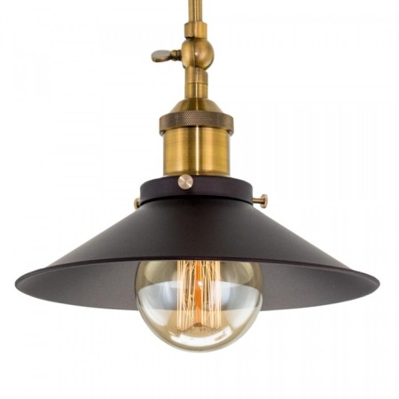 Sconces Citilux "Edison" CL450301, 22x40 cm, 1x60W, e27, brown color-3
