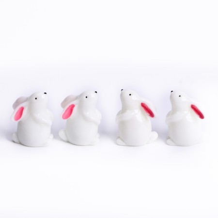 Miniature Puppet "Sweet Bunny", set 4 pcs., Size 1 pc: 1.4 × 2 × 2.4 cm-1